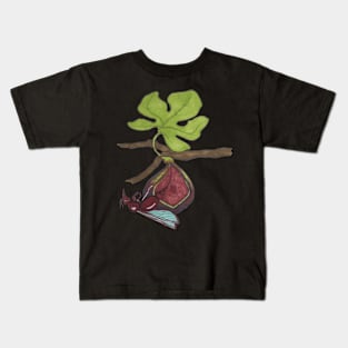 Fig Wasp with Tree Branch Kids T-Shirt